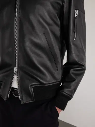 Tom Ford Leather Blouson Jacket - Men | Thumbnail 5 Tom Ford Leather Blouson Jacket - Men | Thumbnail 5