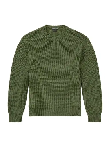 Tom Ford Ribbed Wool Sweater - Men | Thumbnail 1