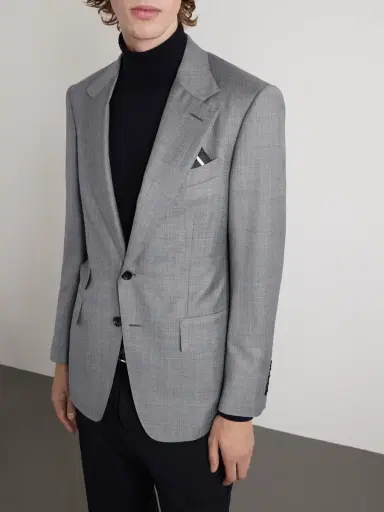 Tom Ford Shelton Super 110s Wool Suit Jacket - Men | Thumbnail 3 Tom Ford Shelton Super 110s Wool Suit Jacket - Men | Thumbnail 3