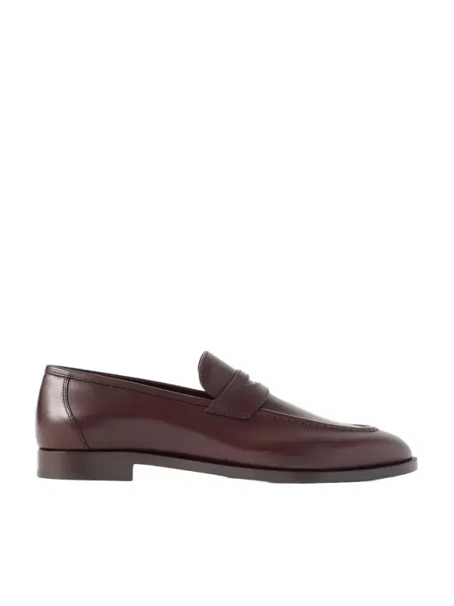 Loro Piana Sergio Leather Loafers
