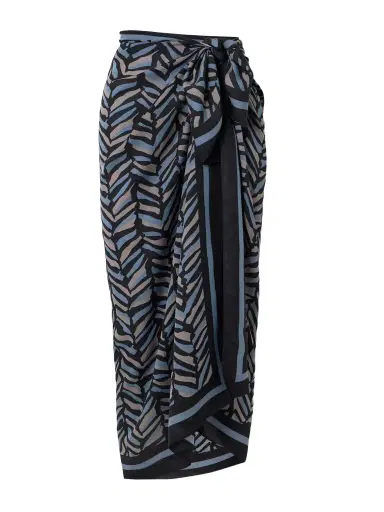 Matteau Printed Silk-georgette Pareo | Thumbnail 1 Matteau Printed Silk-georgette Pareo | Thumbnail 1