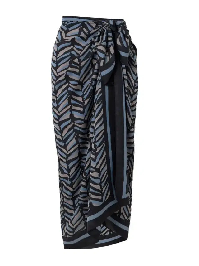 Printed Silk-georgette Pareo