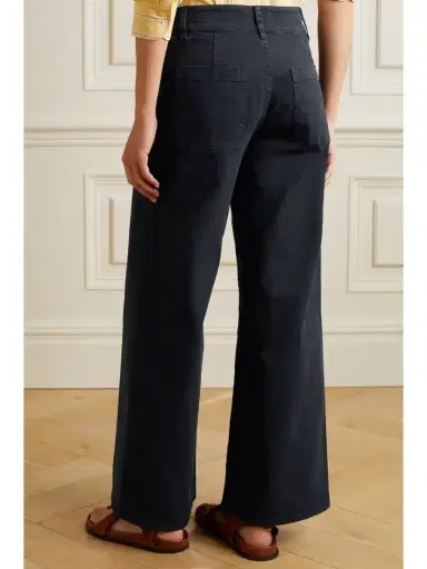 Nili Lotan Megan Cotton-blend Twill Wide-leg Pants | Thumbnail 4 Nili Lotan Megan Cotton-blend Twill Wide-leg Pants | Thumbnail 4