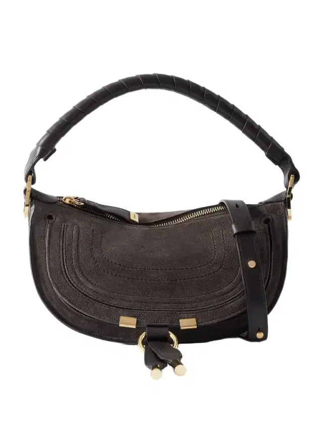 Marcie Suede Shoulder Bag