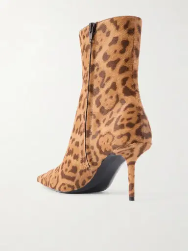 Saint Laurent Ashley Leopard-print Calf Hair Ankle Boots | Thumbnail 3 Saint Laurent Ashley Leopard-print Calf Hair Ankle Boots | Thumbnail 3