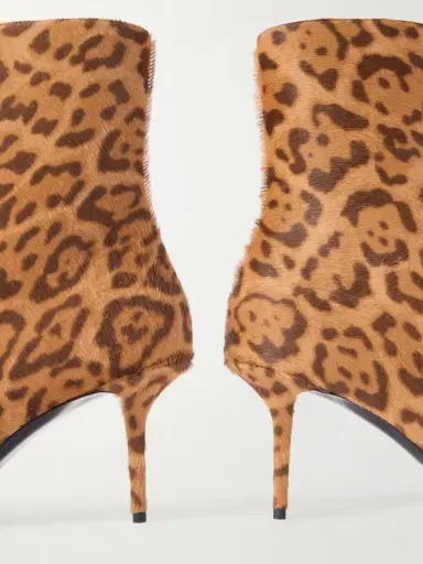Saint Laurent Ashley Leopard-print Calf Hair Ankle Boots | Thumbnail 5 Saint Laurent Ashley Leopard-print Calf Hair Ankle Boots | Thumbnail 5
