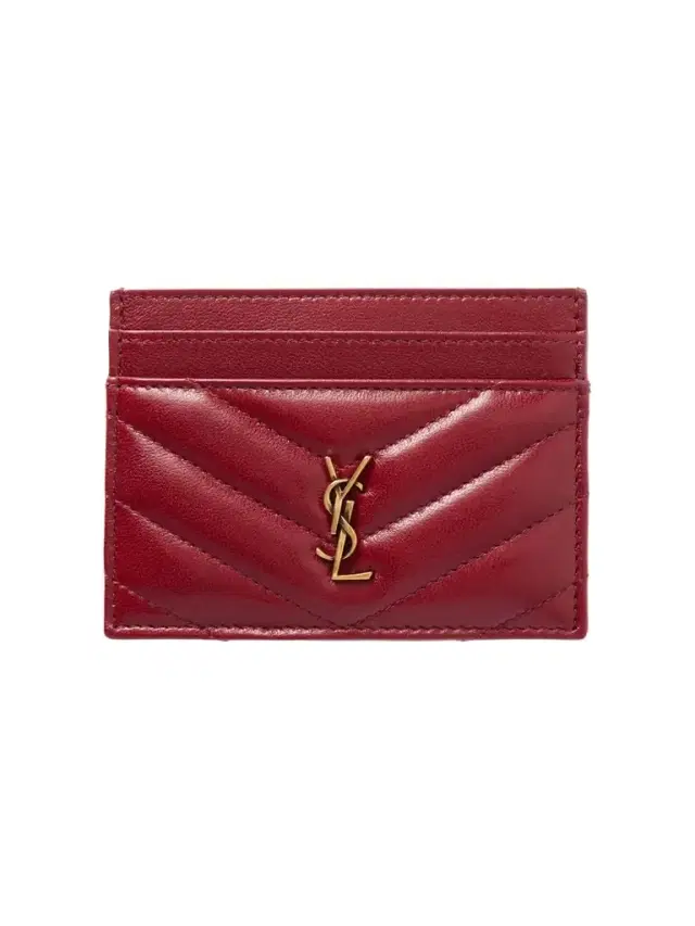 Cassandre Matelassé Leather Cardholder