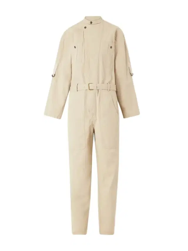 Nessime Belted Cotton And Linen-blend Jumpsuit