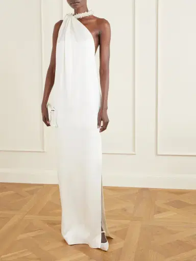 Aquazzura Voile 75 Satin-trimmed Tulle Mules | Thumbnail 4