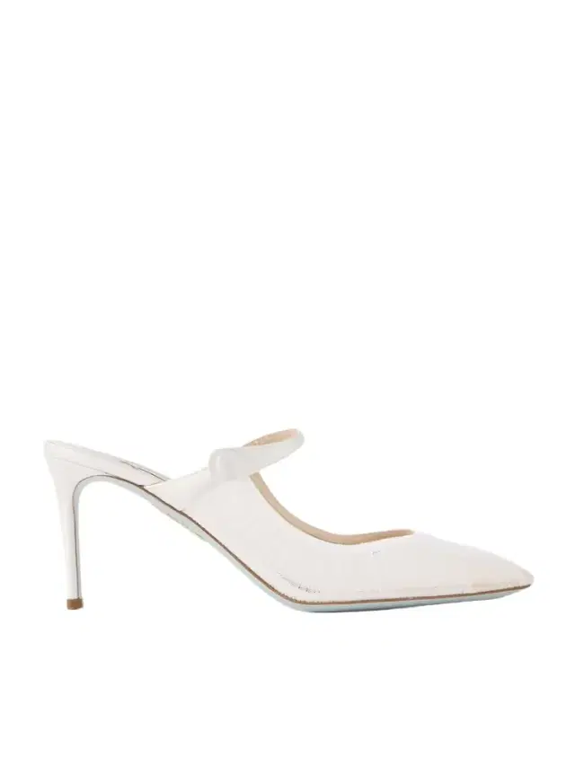 Voile 75 Satin-trimmed Tulle Mules
