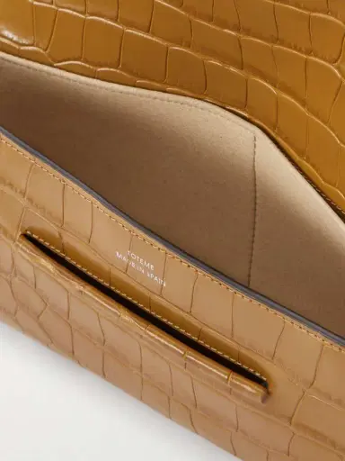 TOTEME Croc-effect Leather Clutch | Thumbnail 6 TOTEME Croc-effect Leather Clutch | Thumbnail 6