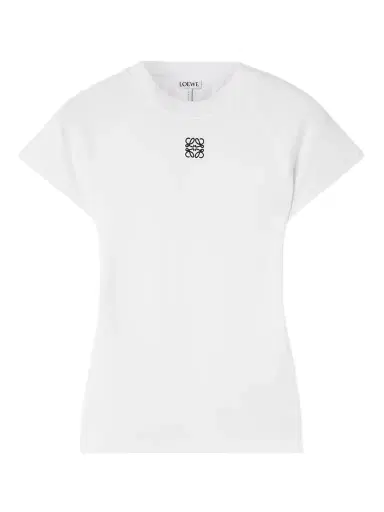Loewe Anagram Embroidered Cotton-blend Jersey T-shirt | Thumbnail 1 Loewe Anagram Embroidered Cotton-blend Jersey T-shirt | Thumbnail 1