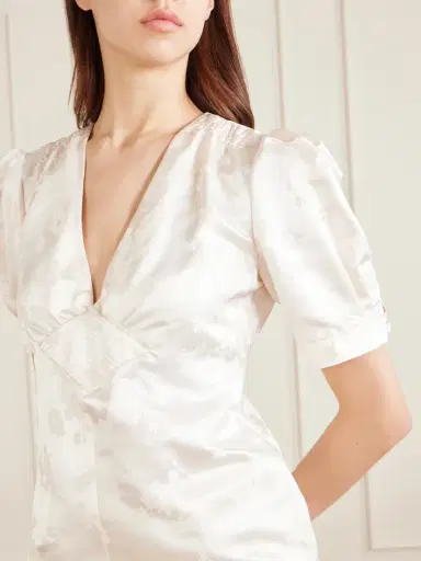 Gabriela Hearst Oberon Floral-jacquard Silk-twill Blouse | Thumbnail 4 Gabriela Hearst Oberon Floral-jacquard Silk-twill Blouse | Thumbnail 4