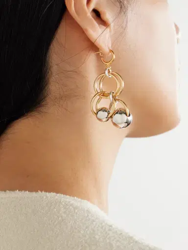 Isabel Marant Gold And Silver-tone Earrings | Thumbnail 2