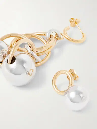 Isabel Marant Gold And Silver-tone Earrings | Thumbnail 3
