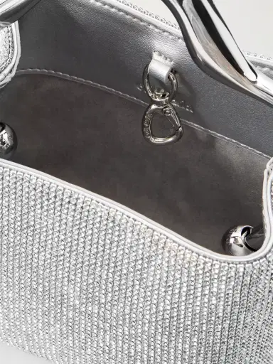 Cult Gaia Solene Mini Crystal-embellished Metallic Leather Tote | Thumbnail 5 Cult Gaia Solene Mini Crystal-embellished Metallic Leather Tote | Thumbnail 5