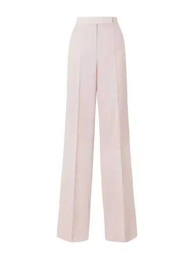 Max Mara Pleated Wool, Mohair And Silk Straight-leg Pants | Thumbnail 1 Max Mara Pleated Wool, Mohair And Silk Straight-leg Pants | Thumbnail 1