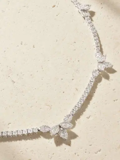 YEPREM 18-karat White Gold Diamond Necklace | Thumbnail 4 YEPREM 18-karat White Gold Diamond Necklace | Thumbnail 4