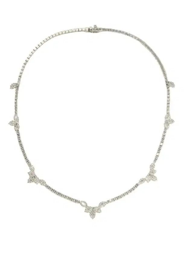 18-karat White Gold Diamond Necklace