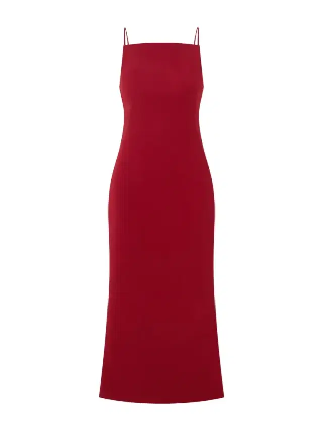Draped Cady Midi Dress