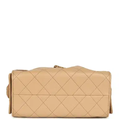 Chanel Chanel Mini 25 Hobo Bag Beige Caviar Antique Gold Hardware | Thumbnail 7 Chanel Chanel Mini 25 Hobo Bag Beige Caviar Antique Gold Hardware | Thumbnail 7