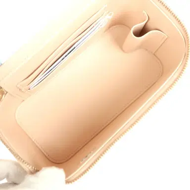 Chanel Chanel Small Top Handle Vanity Case Light Beige Lambskin Light Gold Hardware | Thumbnail 7