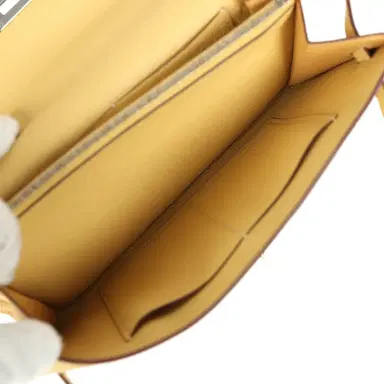 HERMÈS Hermes Kelly To Go Wallet Jaune Foin Chevre Mysore Palladium Hardware | Thumbnail 10 HERMÈS Hermes Kelly To Go Wallet Jaune Foin Chevre Mysore Palladium Hardware | Thumbnail 10