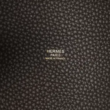 HERMÈS Hermes Picotin Lock 18 Ebene Clemence Gold Hardware | Thumbnail 8 HERMÈS Hermes Picotin Lock 18 Ebene Clemence Gold Hardware | Thumbnail 8
