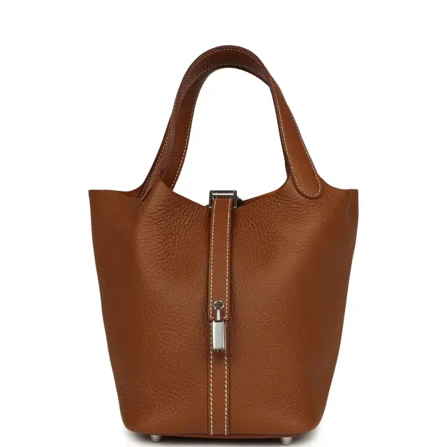 hermes Hermes Picotin Lock 18 Gold Clemence Palladium Hardware