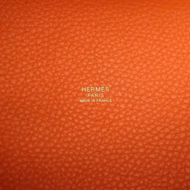 HERMÈS Hermes Picotin Lock 18 Orange Clemence Gold Hardware | Thumbnail 8