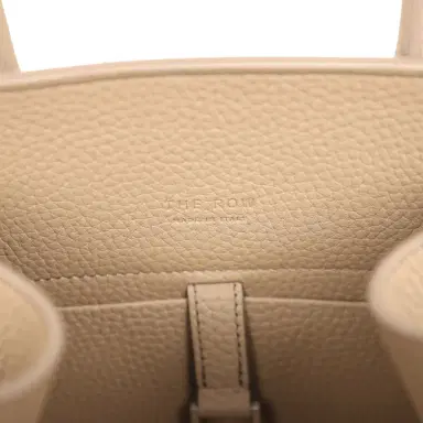 The Row The Row Soft Margaux 10 Bag Smoked Taupe Calfskin Silver Hardware | Thumbnail 11 The Row The Row Soft Margaux 10 Bag Smoked Taupe Calfskin Silver Hardware | Thumbnail 11