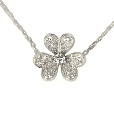 Van Cleef & Arpels Van Cleef & Arpels Mini Frivole Bracelet Pave Diamonds & White Gold Hardware | Thumbnail 2 Van Cleef & Arpels Van Cleef & Arpels Mini Frivole Bracelet Pave Diamonds & White Gold Hardware | Thumbnail 2