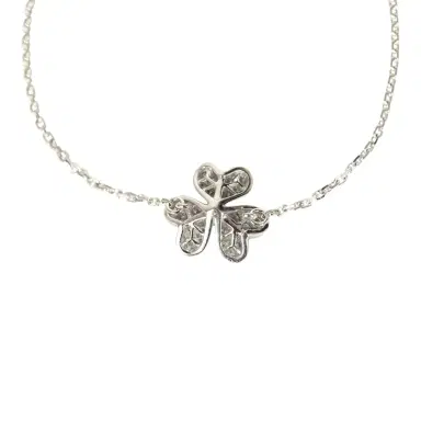 Van Cleef & Arpels Van Cleef & Arpels Mini Frivole Bracelet Pave Diamonds & White Gold Hardware | Thumbnail 4 Van Cleef & Arpels Van Cleef & Arpels Mini Frivole Bracelet Pave Diamonds & White Gold Hardware | Thumbnail 4