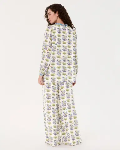 Emporio Sirenuse Ilizia Blouse in Celestine Flower Print | Thumbnail 5