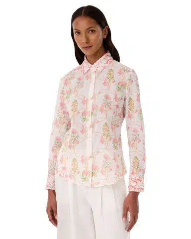 Emporio Sirenuse Patricia Shirt in Rose Garden Print | Thumbnail 1