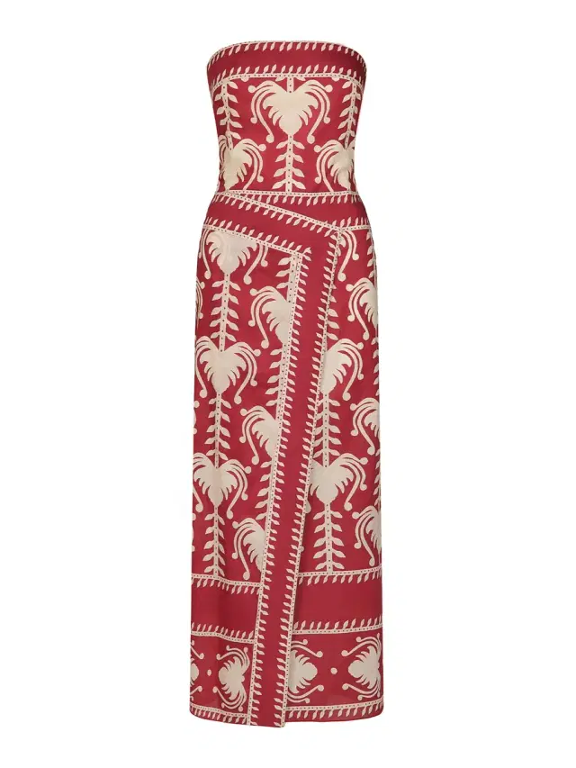 Ancient Peru Strapless Dress