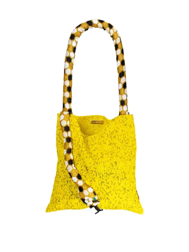 SAC DE SOUL Yellow Small Serpent Bag