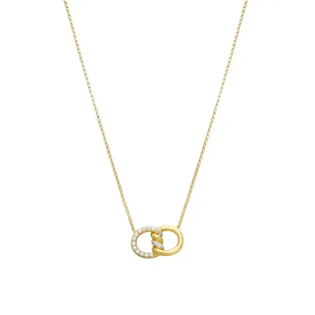 Roberto Coin Roberto Coin 18K Yellow Gold Diamond Pendant Necklace by The Solist