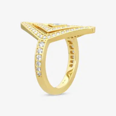 Roberto Coin Roberto Coin 18K Yellow Gold Diamond Statement Ring Sz. 6.5 by The Solist | Thumbnail 2 Roberto Coin Roberto Coin 18K Yellow Gold Diamond Statement Ring Sz. 6.5 by The Solist | Thumbnail 2