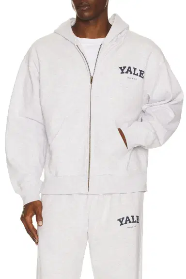 Sporty & Rich Yale Classic Zip Hoodie | Thumbnail 1