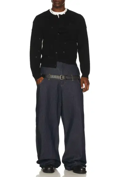 Spencer Badu Double Waisted Denim Pant | Thumbnail 4