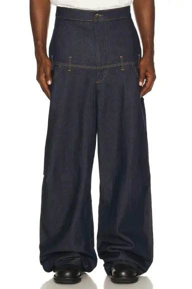 Spencer Badu Double Waisted Denim Pant | Thumbnail 1