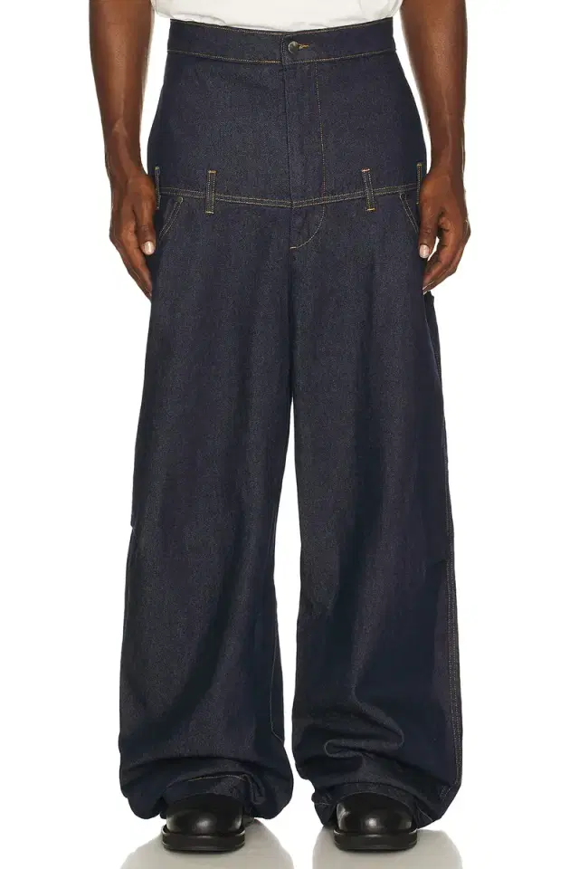 Double Waisted Denim Pant
