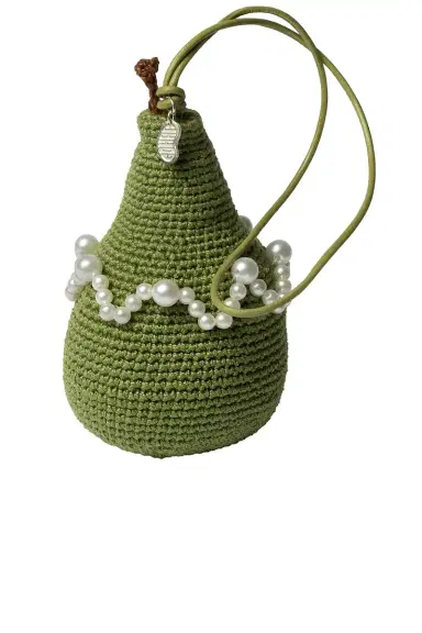 Gohar World Pear Crochet Bag Charm | Thumbnail 2