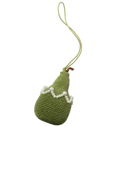 Gohar World Pear Crochet Bag Charm | Thumbnail 1