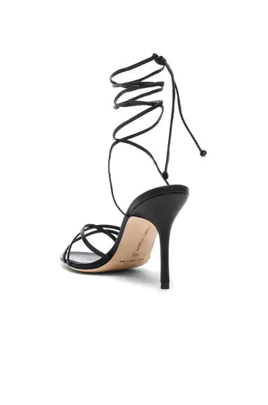 Manolo Blahnik Leva 105 Leather Sandal | Thumbnail 3