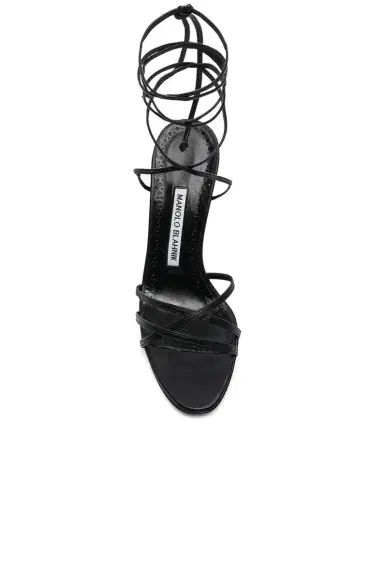 Manolo Blahnik Leva 105 Leather Sandal | Thumbnail 4
