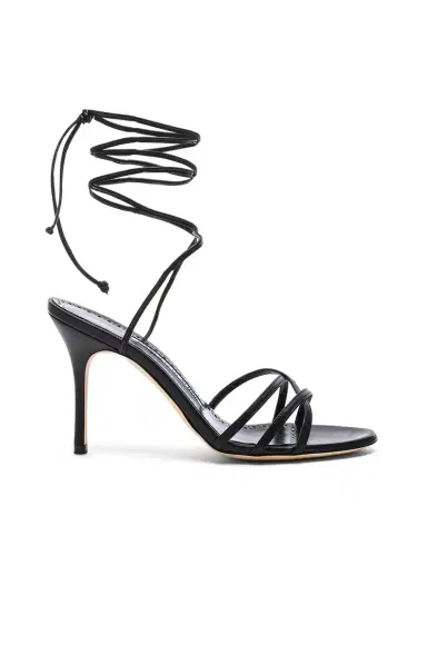Manolo Blahnik Leva 105 Leather Sandal | Thumbnail 1