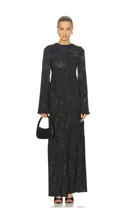 HEMANT AND NANDITA Back Ties Maxi Dress