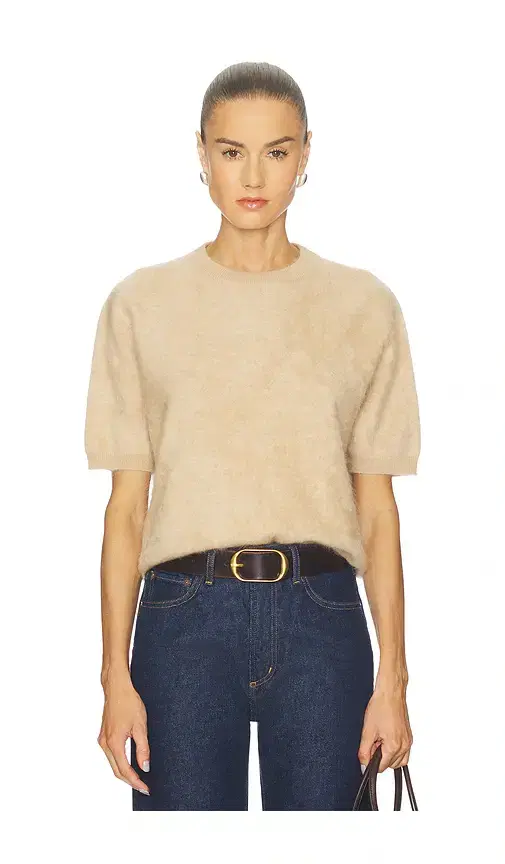 Brushed Short Sleeve Top